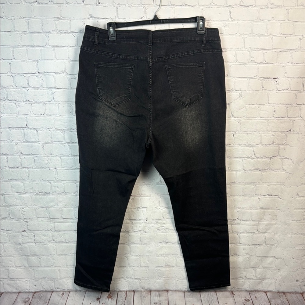BloomChic Black Skinny Jeans High-Rise Stretch - Picture 6 of 7
